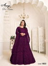 Pink Colour Latest fancy heavy designer Wedding Wear Net With Heavy Tone to Tone Thread And Sequence Work Gown Collection 1803